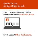 Microsoft Office 365 Personal | 1 Device | 1 Year | PC/Mac | Box
