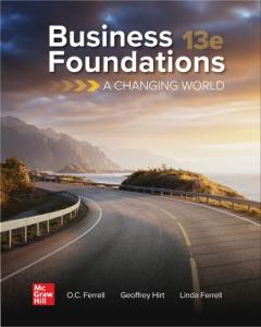Connect Access Code for Business Foundations: A Changing World, 13 Edition