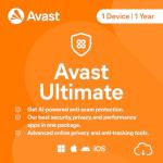 Avast Ultimate 2026 | 1 Device | 1 Year | Activation Code by email