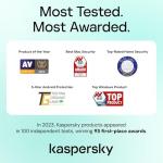 Kaspersky Premium Total Security 2025 | 5 Devices | 1 Year | Anti-Phishing and Firewall | Unlimited VPN | Password Manager | Parental Controls | 24/7 Support | PC/Mac/Mobile | Activation Code by Post