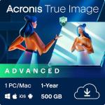 Acronis Cyber Protect Home Office 2023 | Advanced | 500 GB Cloud-Space | 1 PC/Mac | 1 Year | Windows/Mac/Android/iOS | Internet Security with Backup | Activation Code by email