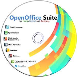 Open Office 2019 Software Suite for Home Student and Business, Compatible with Microsoft Office Word Excel PowerPoint for Windows 10 8 7 powered by Apache