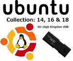 Ubuntu Linux 16 Full Operating System and Software on 8GB USB Memory Stick - 64 Bit Latest Version Reinstall Install Computer Laptop