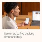 Microsoft 365 Personal | 1 Person | 1TB Cloud Storage | AI Office Apps | Renews for £84.99 + McAfee Total Protection | 5 Devices | Renews for £95.99 | Annual auto-renewing Amazon subscription