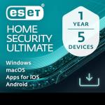 ESET HOME Security Ultimate 2026 | 5 Devices | 1 Year | Antivirus, Identity Protection, VPN, Firewall, Secure Data Encryption, Ransomware Remediation included | Activation Code by email