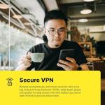 Norton 360 Advanced 2026 | 10 Devices and ‎12 Month Subscription ‎‎Automatic Renewal, Includes Identity Resoration Support, Social Media Monitoring & VPN, PC/Mac/iOS/Android |Activation Code by email