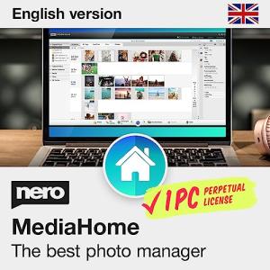 Nero MediaHome Photo Manager | Sort, Organise & Manage Photos with AI | Rename Pictures, Create Slideshows & Find Images Faster | Lifetime Licence | 1 PC | Windows 11 / 10 / 8 / 7