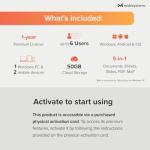 OfficeSuite Family Compatible with Microsoft® Office Word® Excel® & PowerPoint® and Adobe® PDF - 1 Year License for 1 Windows & 2 Mobile Devices / 6 Users