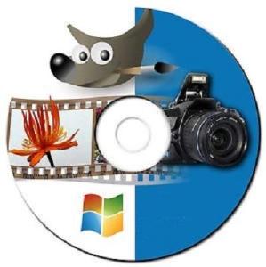 GIMP 2025 Photo Editor - Professional Image Editing Software CD for PC Windows11, 10, 8.1 8 7 Vista XP, Mac OS X & Linux - Full Program with lifetime license - NO Subscription!