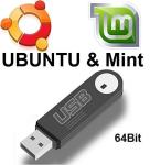 Ubuntu Linux 14.04 & Linux Mint 17.2 Full Operating System & Software on 8GB USB Memory Stick - 64 Bit LATEST VERSION!