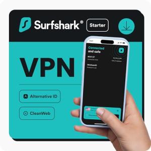 Surfshark Starter, VPN, 1 Month, Digital Code