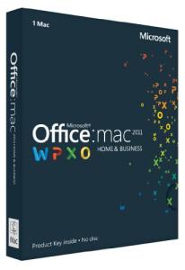 Office for Mac Home and Business Edition 2011 (1 User, 1 Mac)