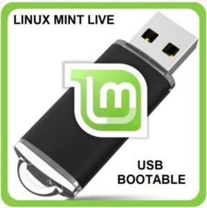 Linux MINT USB Bootable 64 bit Cinnamon Mate XCFE Live Operating System