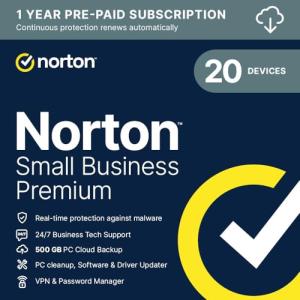 Norton Small Business Premium 20 device | Activation Code by email