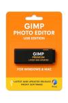 GIMP Photo Editor 2025 on 32GB USB | Premium Professional Image Editing Software Compatible with Windows 11 10 8.1 8 7 Vista XP PC 32 & 64-Bit, Mac & Linux | Lifetime Licence & No Monthly Subscription