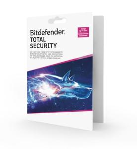 Bitdefender Total Security 2025 | 3 Devices | 1 year Subscription | PC/Mac/iOS/Android | Activation Code by Post