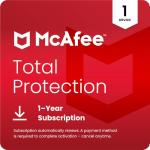 McAfee Total Protection 1-Device 2025 | Security Software Includes Antivirus,VPN, Scam Protection, Identity Monitoring | 1-Year Subscription with Auto-Renewal | Digital download