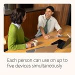 Microsoft 365 Family | 6 People | Up to 6TB Cloud Storage | AI Office Apps | Renews for £104.99 + Norton 360 Deluxe│ 5 Devices │ Renews for £104 │ Annual auto-renewing Amazon subscription