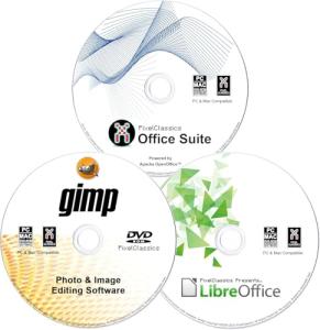 Office Suite & LibreOffice 2026 on CD Disc Compatible with Microsoft Office + GIMP Photo Editing Software Compatible with Adobe Photoshop Element 2026 for Windows PC & Mac