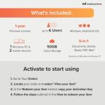 OfficeSuite Family | 5 in 1 Office Pack | Documents, Sheets, Slides, PDF, Mail & Calendar | 1 Year License | 1 Windows & 2 Mobile Devices | 6 Users [Online Code]