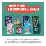 Kosmos 636166 Glow-in-the-Dark Flying Dinosaur, Skeleton for Digging and Assembly, Complete Set with Hammer and Chisel, Experiment Box for Children from 7 Years and Dino Fans, Birthday Gift, Colourful