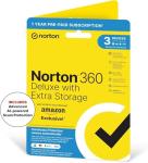 Norton 360 Deluxe with Extra Storage, 25 GB Extra Cloud Backup, Antivirus Software for 3 Devices and 1-year Subscription With Automatic Renewal