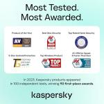 Kaspersky Plus Internet Security 2026 | 1 Device | 1 Month | AI Powered Anti-Virus | Safe Browsing | Anti-Phishing | Unlimited VPN | Password Manager | PC/Mac/Mobile | Activation Code by email