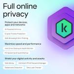 Kaspersky Plus Internet Security 2026 | 1 Device | 1 Month | AI Powered Anti-Virus | Safe Browsing | Anti-Phishing | Unlimited VPN | Password Manager | PC/Mac/Mobile | Activation Code by email