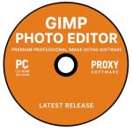 GIMP Photo Editor 2025 on CD Disc | Premium Professional Image Editing Software Compatible with Windows 11 10 8.1 8 7 Vista XP PC 32 & 64-Bit, Mac & Linux | Lifetime Licence & No Monthly Subscription