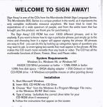 British Sign Language: Sign Away! (PC CD)