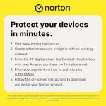 Norton 360 Deluxe with Extra Storage, 25 GB Extra Cloud Backup, Antivirus Software for 3 Devices and 1-year Subscription With Automatic Renewal