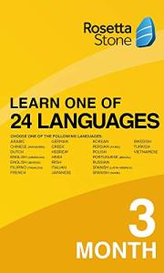 Rosetta Stone: Learn 1 of 24 Languages | 1 User | 3 Months | PC/Mac | Activation Code by email