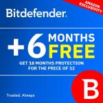 [Amazon Exclusive] Bitdefender Total Security | 3 Devices | 12 + 6 free months with Auto-Renewal | Digital Download