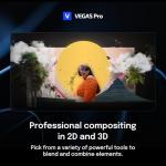 VEGAS Pro 22 - All-in-one software for video, audio and post-production | video editing software | video cutting software | video editor | Windows 10/11 PC | 1 license