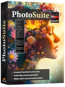 Photo Suite – AI Photo Editing Software for Beginners & Pros: Edit and Retouch Photos, Create Effects & Collages for Win 11 and 10