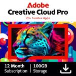 Adobe Creative Cloud Pro | Graphic Design| AI Features | PC/MAC |Digital Download