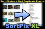 SortPix XL (2025) - Photo management software to sort photos, find photos and duplicate photo cleaner - easy photo managing software for PC