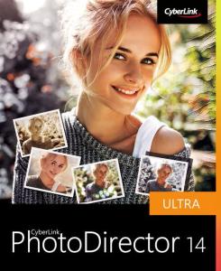 CyberLink PhotoDirector 14 Ultra / Photo Editing Software Now with AI / Capture - Edit - Retouch / Perfect Photo Collages / Restore and Enhance Images / RAW / GIF / Windows 10/11 [Download]