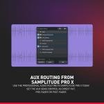 SAMPLITUDE Music Studio X8 - Enter the world of magix pro audio | Audio Software | Music Program | for Windows 10/11 | 1 PC license as a voucher code in a practical shipping box incl. backup DVD