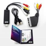 Nero VHS to USB Video Grabber Recode Stick – Analogue-to-Digital Converter for VHS, Hi8 & Camcorder | Nero Video Editing Software Included | Digitise to MP4 | PAL/NTSC | Windows 11/10