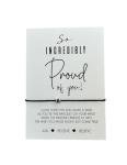 Proud of you gift | Proud wish bracelet | Passing exams gift | Results day gift