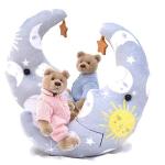 Wish Upon A Star Blue - Teddy Bear Newborn Baby Keepsake, Christening, Nursery Collectable 22cm