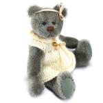 Delphine - Teddy Bear OOAK Green Mohair Miniature Artist Collectable 13cm
