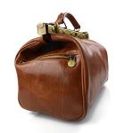 Ladies doctor bag leather handbag doctor bag handheld shoulder bag medical purse light brown made in Italy