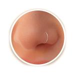 Silver Nose Ring - Thin Small 24 Gauge 7mm Nose Piercing Jewelry - 925 Sterling Silver Nose Rings For Women - Handmade Comfortable Nose Hoop - Gift Ready