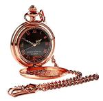 Personalised 40th Birthday Pocket Watch in Gold Groom