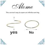 Silver Nose Ring - Thin Small 24 Gauge 7mm Nose Piercing Jewelry - 925 Sterling Silver Nose Rings For Women - Handmade Comfortable Nose Hoop - Gift Ready