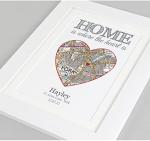 House warming gift for new home | New home map present