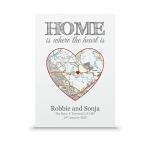 House warming gift for new home | New home map present