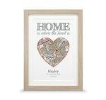 House warming gift for new home | New home map present